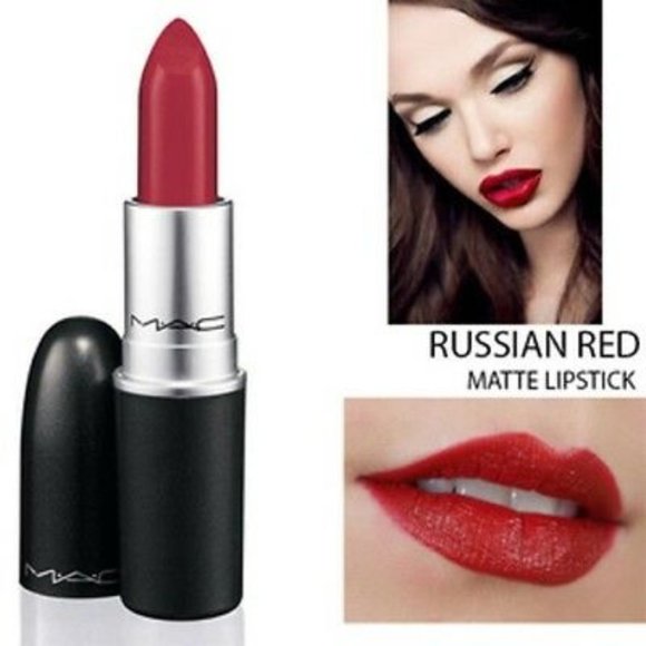 Mac Cosmetics Makeup Nib Mac Russian Red Matte Lipstick Iconic Poshmark
